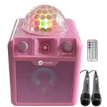 Boxa portabila karaoke cu Bluetooth N-Gear Disco Block 410 pink, N-Gear