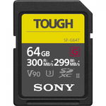 Card de memorie SONY SF-G Tough, SDXC, 64GB, 300MB/s, clasa 10, U3, V90, UHS-II