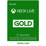 Licenta electronica Xbox Live Gold 12 Luni (Microsoft Code) - EUROPA