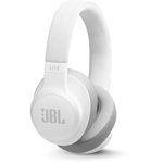 Casti audio Over-Ear JBL Live 500BT, Bluetooth, Alb