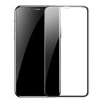 Folie Sticla Baseus, 2 x Tempered Glass Full Screen, pentru iPhone XS Max/11 Pro Max, Negru
