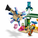 LEGO Minecraft Duelul cu Gardianul 21180, 255 piese, Lego