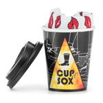 Cup of Sox Șosete Medii Unisex Daj Buziaka Alb