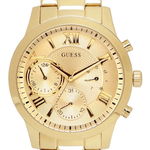 Guess, Ceas cu functii multiple si bratara metalica, Auriu