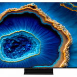 Televizor Smart QLED TCL 65C805, 165 cm, 4K Ultra HD, Model 2023, Clasa G