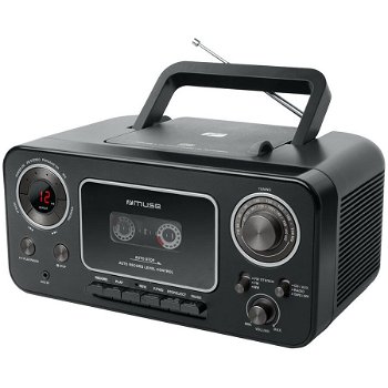 Sistem audio portabil MUSE M-182 RDC, Negru