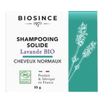 Sampon organic solid cu apa de lavanda pentru par normal, 55g, Biosince 1975, Biosince 1975
