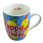 Cana ceramica '' Happy birthday'' acum doar 7.9 RON de la 16 RON, Maxxonline