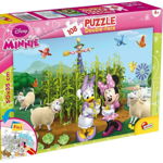 Puzzle 2 In 1 Lisciani, Minnie Mouse, Plus, 108 piese, Lisciani