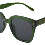 Ochelari de Soare Dama Rectangular Oversized Verde, THEICONIC