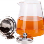 Ceainic din sticlă VINILITE cu infuzor detașabil din oțel inoxidabil, 950ml
