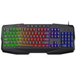 Gaming Keyboard Havit KB878L RGB - Black, Membrane, Wired, havit