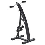 Bicicleta de Fitness din Otel cu Ecran LED Inaltime si Rezistenta Reglabile 41x50x96cm Neagra HOMCOM | Aosom RO, HOMCOM