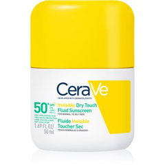 CeraVe Invisible Dry Touch Fluid SPF 50+ protective fluid cu efect matifiant, CeraVe