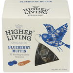 Ceai premium BLUEBERRY MUFFIN eco-bio, 20 plicuri, Higher Living, Higher Living