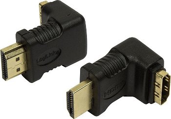 Adaptor LogiLink HDMI - HDMI AV negru (AH0007), LogiLink