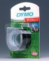 Etichete Omega plastic negru 9 mm x 3 m Aymo ID1 compatibile Dymo Omega Junior 520109 S0847730