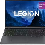Laptop Lenovo Gaming 16'' Legion 5 Pro 16ARH7H, WQXGA IPS 165Hz G-Sync, Procesor AMD Ryzen™ 7 6800H (16M Cache, up to 4.7 GHz), 32GB DDR5, 512GB SSD, GeForce RTX 3060 6GB, No OS, Storm Grey, 3Yr Onsite Premium Care, Lenovo