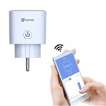 Priza inteligenta monitorizare si statistici consum pentru aplicatii Smart Home EZVIZ, Wi-Fi, 220V/max. 10A CS-T30-10B-EU