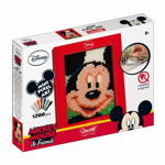 Mini Pixel Art - Tablou mozaic Mickey Mouse, 1200 piese