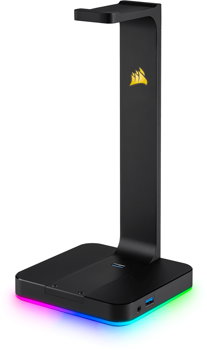 Accesoriu gaming Corsair ST100 RGB Premium Headset Stand, 7.1 Surround integrat, Corsair