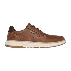 Pantofi casual impermeabili de piele ecologica - Maro scortisoara, Skechers Pantofi casual impermeabili de piele ecologica - Maro scortisoara, Skechers