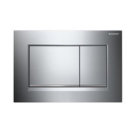 Clapeta cu actionare dubla Geberit, Sigma30, crom lucios si mat, 