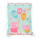 Geantă Rucsac cu Bretele Peppa Pig Cosy corner Albastru deschis (26 x 34 x 1 cm), Peppa Pig