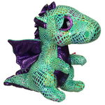 Plus Ty Beanie Boos - Cinder Dragon Verde, 42 cm