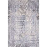 Covor albastru deschis din lână 200x300 cm Strokes – Agnella, Agnella