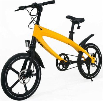 Bicicleta electrica Lehe S1 - Galben