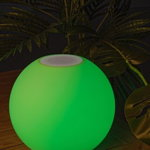 Lampa LED de gradina Sphere, Bizzotto, Ø25 cm, Bluetooth, 7 culori, cu telecomanda, Bizzotto