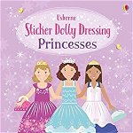 Carte pentru copii - Sticker Dolly Dressing Princesses