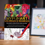 Carte de colorat pentru adulti: Coloreaza si Inrameaza