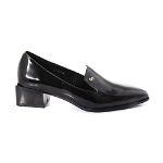 Pantofi loafers femei Enzo Bertini negri din piele lăcuită 1121DP2720LN, Enzo Bertini