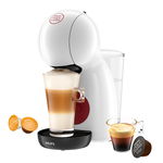 Espressor cu capsule KRUPS NESCAFÉ® Dolce Gusto® Piccolo XS KP1A3110, 15 bari presiune, 1600 W, capacitate rezervor 0.8 L, functie Eco, alb & rosu, KRUPS