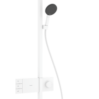 Coloana de dus Hansgrohe Raindance Alive S 300 2jet EcoSmart cu baterie termostatata ShowerSelect Comfort  alb mat, Hansgrohe