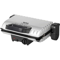Gratar electric Tefal GC205012, 1600 W, placi antiaderente si detasabile, termostat ajustabil, Negru-Gri, Tefal