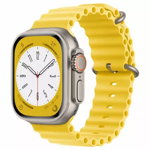 Curea Ceas W038 Apple Watch 1   2   3   4   5   6   7   8   SE   Ultra (42 mm   44 mm   45 mm   49 mm) Galben