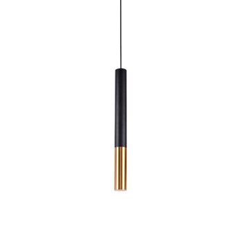 Pendul glam negru-auriu MAX din metal 1x30W GU10, Viokef