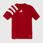 adidas Performance tricou copii FORTORE23 JSY Y culoarea negru, cu imprimeu, IK5730, adidas Performance