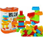 Lean toys - Blocuri de constructie, set 86 piese, cu plasa, Lean Toys