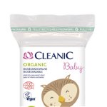 Dischete din bumbac, Cleanic Baby Eco, 60 buc, Cleanic