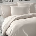 Lenjerie de pat satinată Luxury Collection albă, 140 x 200 cm, 70 x 90 cm, Kvalitex