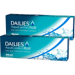 Dailies Aqua Comfort Plus unica folosinta 2 x 30 lentile, Alcon