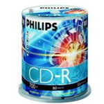 Philips CR7D5NB00 CD-R, 700MB, 52x, 100 buc