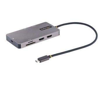 Hub USB StarTech Multiport 120B-USBC-MULTIPORT, 4K/60Hz (Gri)