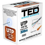 Cablu UTP cat.5e cupru integral rola 305ml TED Wire Expert TED002495, TED