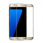 Folie Sticla Full Glue Samsung Galaxy S7 Edge, Auriu