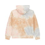 Guess, Hanorac cu model tie-dye, Alb/Roz